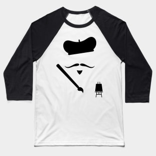 Retro painter simple caricature Baseball T-Shirt